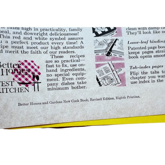 Better Homes & Gardens New Cook Book Revised Edition Eighth Printing 1965 - Picture 3 of 16